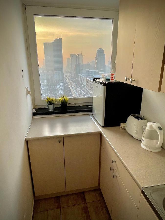 Super Apartament Blue Scisle Centrum Dwie Linie Metra Netflix Wifi 300 Mbs Panorama Miasta Warszawa Exteriör bild