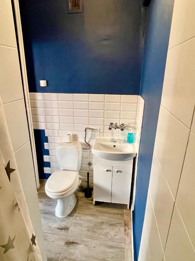 Super Apartament Blue Scisle Centrum Dwie Linie Metra Netflix Wifi 300 Mbs Panorama Miasta Warszawa Exteriör bild