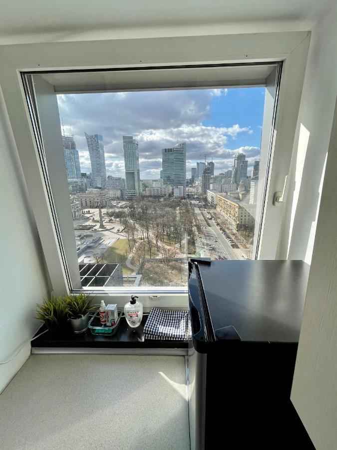 Super Apartament Blue Scisle Centrum Dwie Linie Metra Netflix Wifi 300 Mbs Panorama Miasta Warszawa Exteriör bild